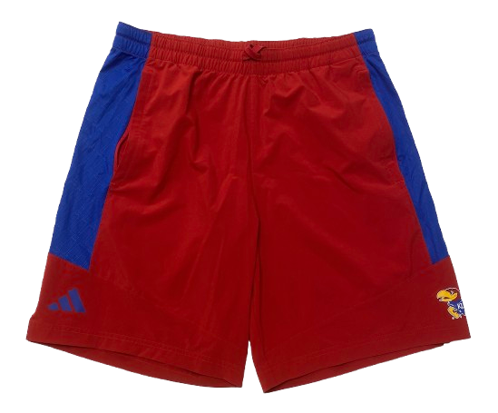 Dylan Downing Kansas Football Team Issued Workout Shorts (Size L)