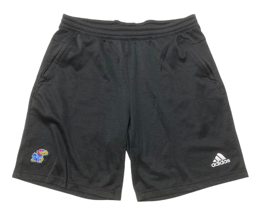 Dylan Downing Kansas Football Team Issued Workout Shorts (Size L)