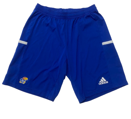 Dylan Downing Kansas Football Team Issued Workout Shorts (Size L)