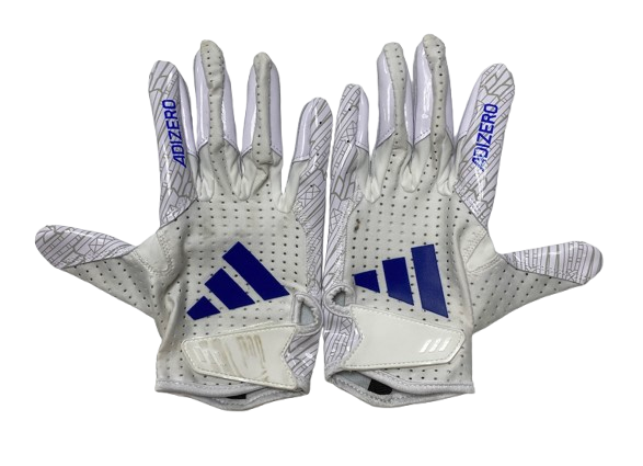 Dylan Downing Kansas Football Player Exclusive Gloves (Size XL)