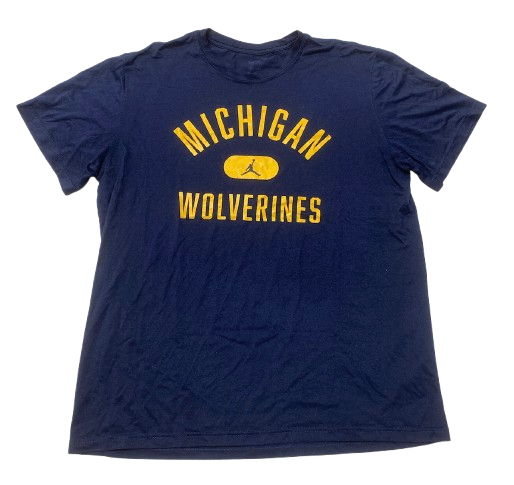 Charles Matthews Michigan Basketball Team Issued Workout Shirt (Size XL)