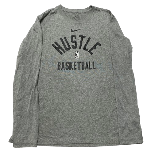 Charles Matthews Memphis Hustle Team Issued Long Sleeve Shirt (Size XL)