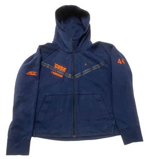 Emma Ward Syracuse Lacrosse Player Exclusive Nike Tech Fleece Jacket with 