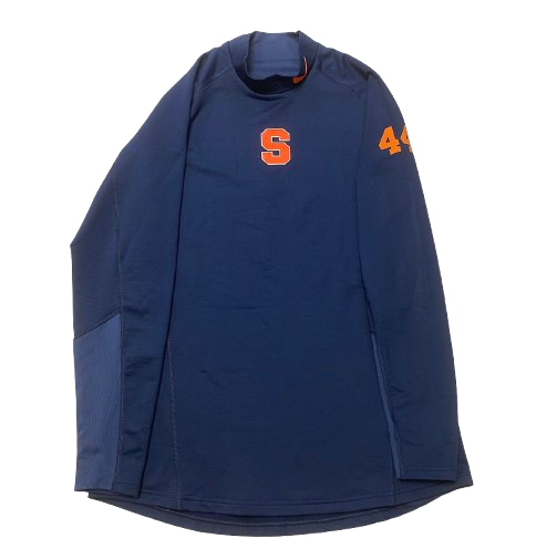 Emma Ward Syracuse Lacrosse Player Exclusive Long Sleeve Thermal Turtleneck Shirt with 