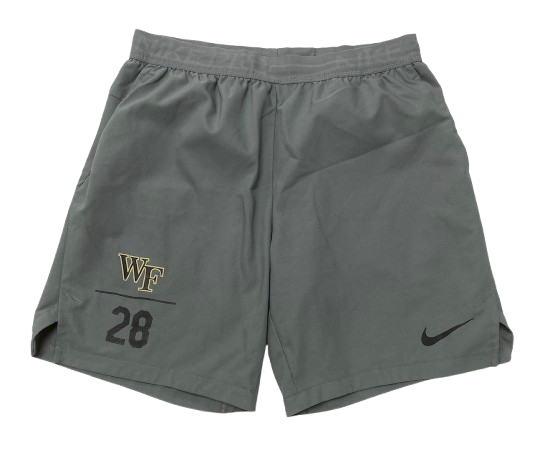 Quinton Cooley Wake Forest Football Player Exclusive Workout Shorts with 