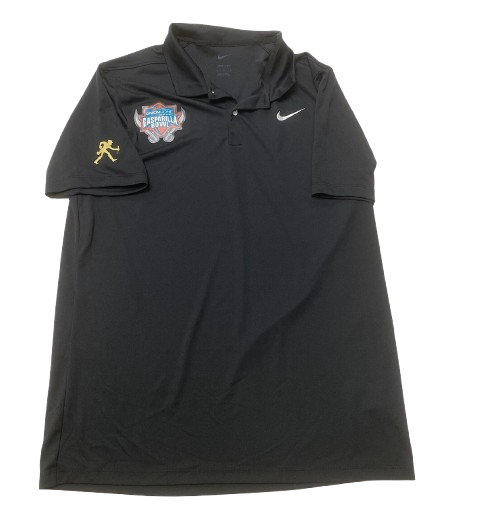 Quinton Cooley Wake Forest Football Player Exclusive Gasparilla Bowl Polo Shirt (Size L)