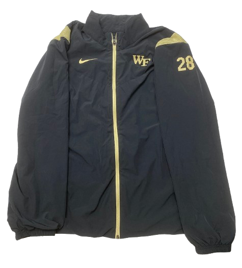 Quinton Cooley Wake Forest Football Player Exclusive Jacket with 