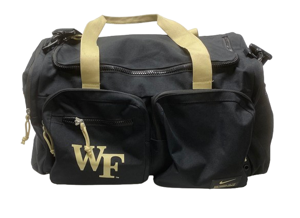 Quinton Cooley Wake Forest Football Player Exclusive Travel Duffel Bag with 