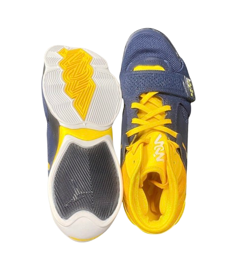 Whitney Sollom Michigan Basketball Player Exclusive "Jordan Zion 2" Shoes (Size 11.5)