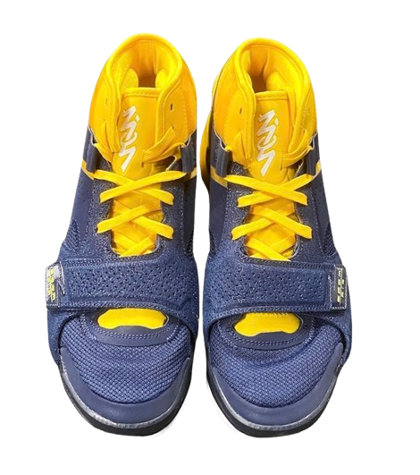 Whitney Sollom Michigan Basketball Player Exclusive "Jordan Zion 2" Shoes (Size 11.5)