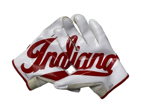 Shawn Asbury Indiana Football Player Exclusive Gloves (Size XL)