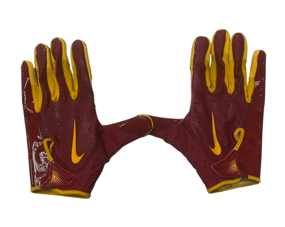 DJ Wingfield USC Football Player Exclusive Gloves (Size 3XL)