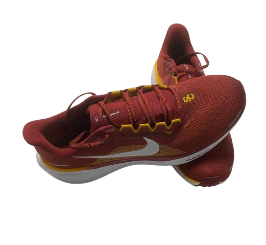 DJ Wingfield USC Football Player Exclusive Nike Zoom Pegasus 41 Shoes (Size 14)