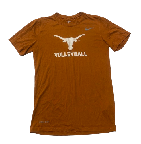 Reilly Heinrich Texas Volleyball Player Exclusive Workout Shirt (Size S)