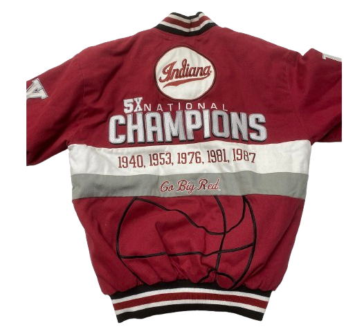 Indiana Basketball Retro Bomber Jacket (Size M)