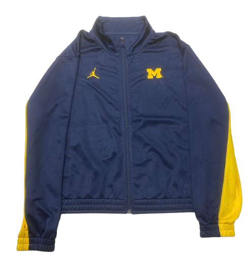 Whitney Sollom Michigan Basketball Team Issued Jacket (Size LT)