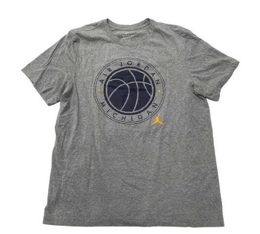 Whitney Sollom Michigan Basketball Team Issued Workout Shirt (Size L)