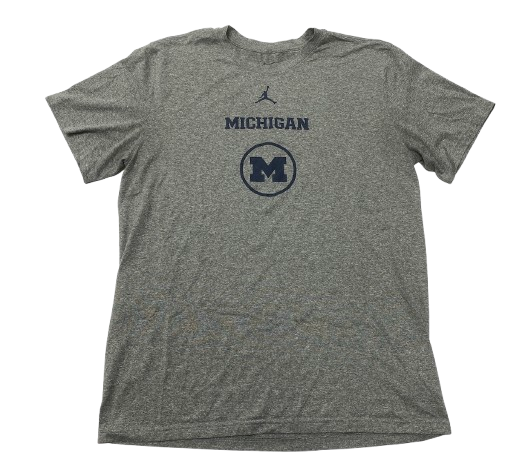 Whitney Sollom Michigan Basketball Team Issued Workout Shirt (Size L)