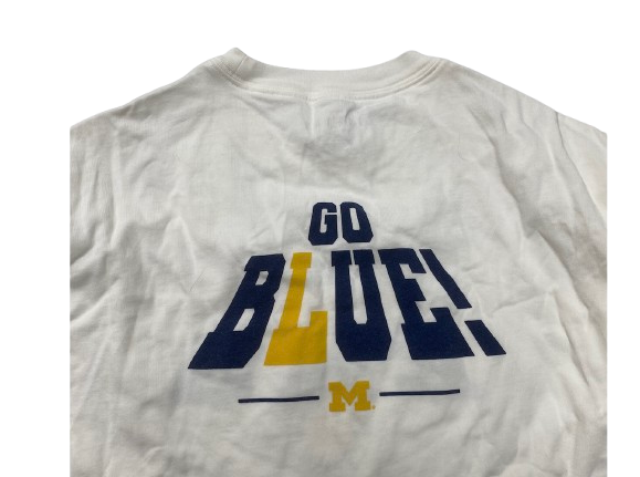 Whitney Sollom Michigan Basketball Player Exclusive "2022 Jumpman Invitational" Long Sleeve Shirt (Size L)