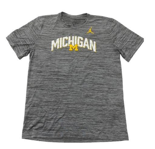 Whitney Sollom Michigan Basketball Team Issued Workout Shirt (Size L)