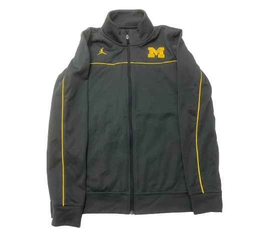 Whitney Sollom Michigan Basketball Team Issued Jacket (Size LT)