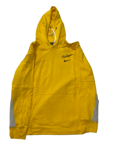 Whitney Sollom Michigan Basketball Team Issued Sweatshirt (Size L)