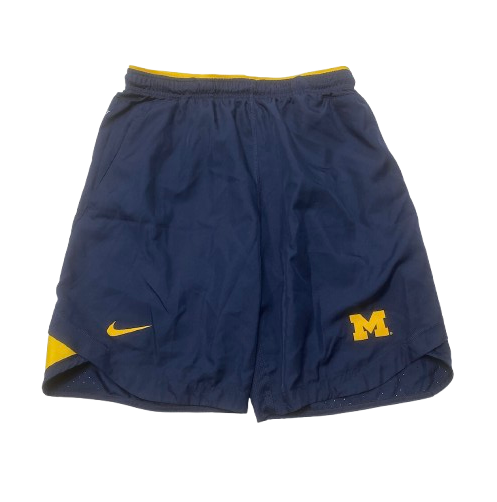 Whitney Sollom Michigan Basketball Team Issued Workout Shorts (Size M)