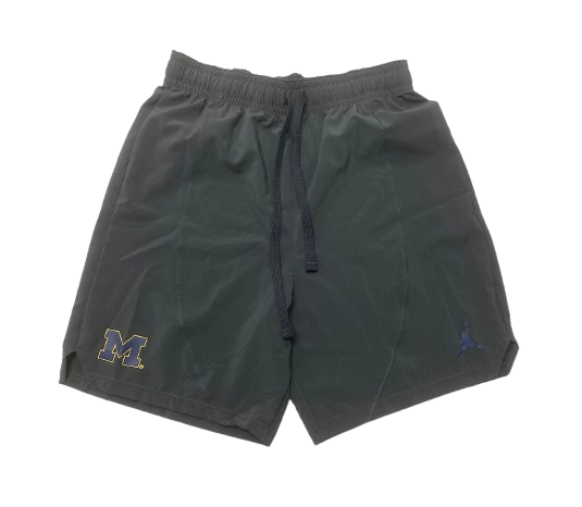 Whitney Sollom Michigan Basketball Team Issued Workout Shorts (Size M)