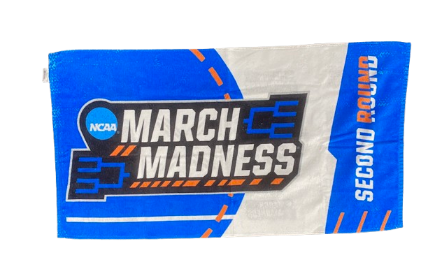 Whitney Sollom Michigan Basketball Player Exclusive NCAA Tournament "March Madness Second Round" Bench Towel