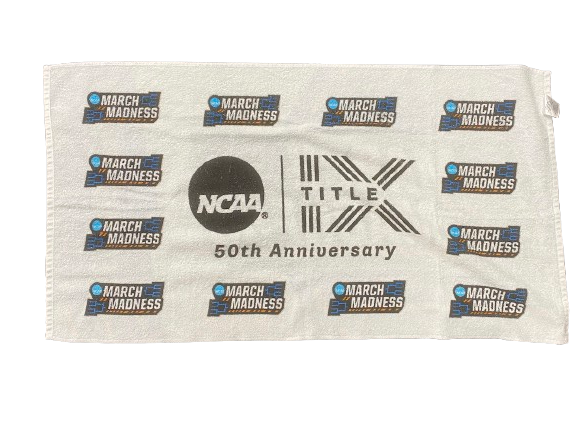Whitney Sollom Michigan Basketball Player Exclusive NCAA Tournament "March Madness Second Round" Bench Towel