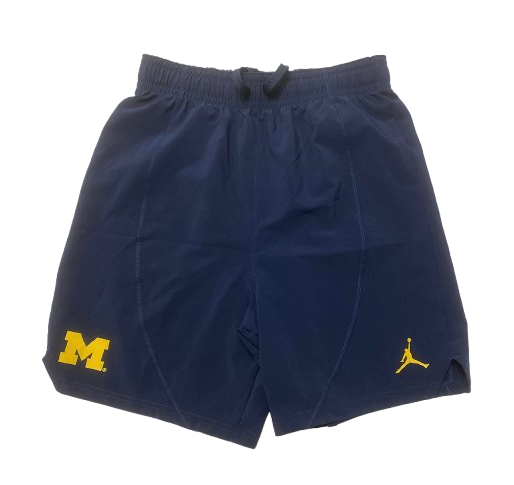 Whitney Sollom Michigan Basketball Team Issued Workout Shorts (Size M)