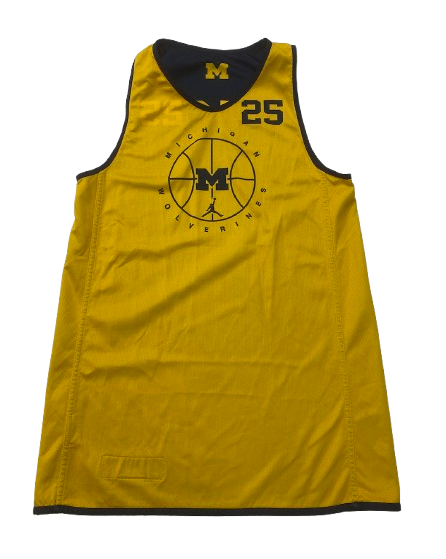 Whitney Sollom Michigan Basketball Player Exclusive Reversible Practice Jersey (Size L)