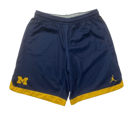 Whitney Sollom Michigan Basketball Player Exclusive Practice Shorts (Size M)