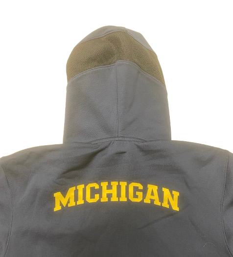 Whitney Sollom Michigan Basketball Player Exclusive Pre-Game Warm-Up Jacket (Size LT)