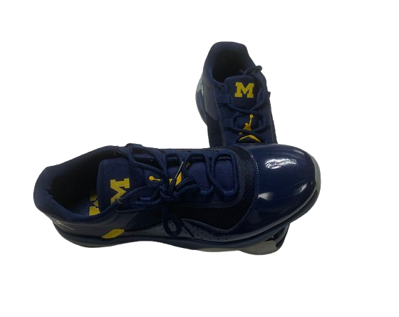 Whitney Sollom Michigan Basketball Team Issued Jordan Shoes (Size 11.5)