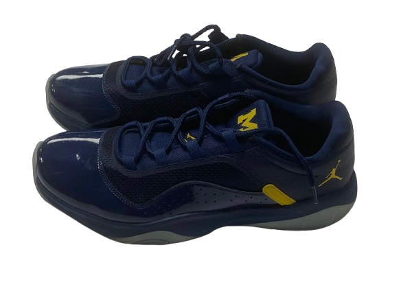 Whitney Sollom Michigan Basketball Team Issued Jordan Shoes (Size 11.5)