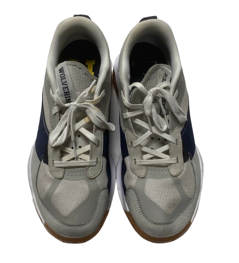 Whitney Sollom Michigan Basketball Team Issued Jordan Shoes (Size 11.5)