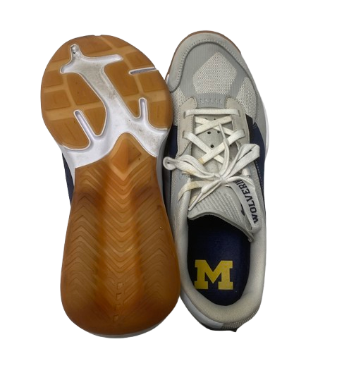Whitney Sollom Michigan Basketball Team Issued Jordan Shoes (Size 11.5)