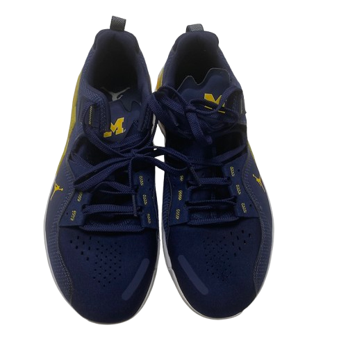 Whitney Sollom Michigan Basketball Team Issued Jordan Training Shoes (Size 11.5)