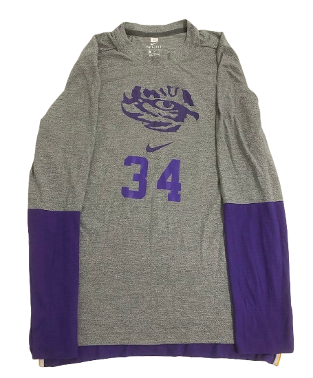 lsu nike long sleeve shirt