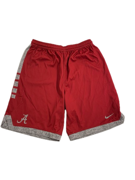 Jahvon Quinerly Alabama Basketball Player Exclusive Practice Shorts (Size L)