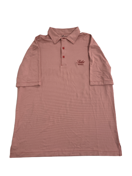 Jahvon Quinerly Alabama Basketball Team Issued "TIDE HOOPS" Polo Shirt (Size M)