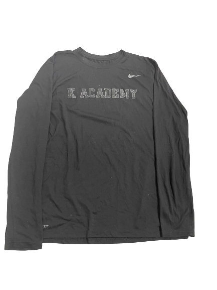Dereck Lively II Duke Basketball Player Exclusive *RARE*  "K ACADEMY" Long Sleeve T-Shirt (SIZE XL)