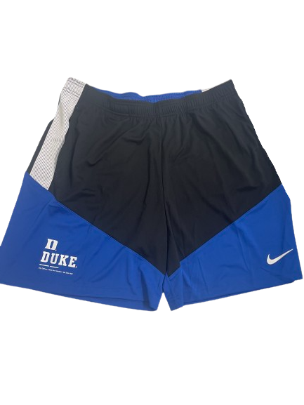 Dereck Lively II Duke Basketball Team Issued Workout Shorts (SIZE XL)