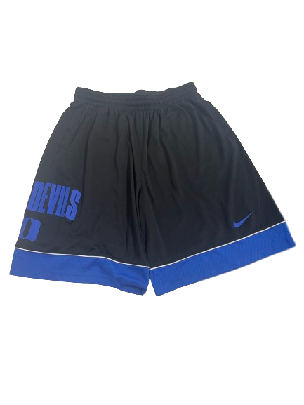 Dereck Lively II Duke Basketball Team Issued Workout Shorts (SIZE XL)