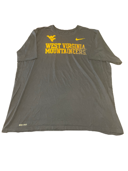 Jeffery Pooler Jr. West Virginia Football Team Issued Workout Shirt (Size XXL)