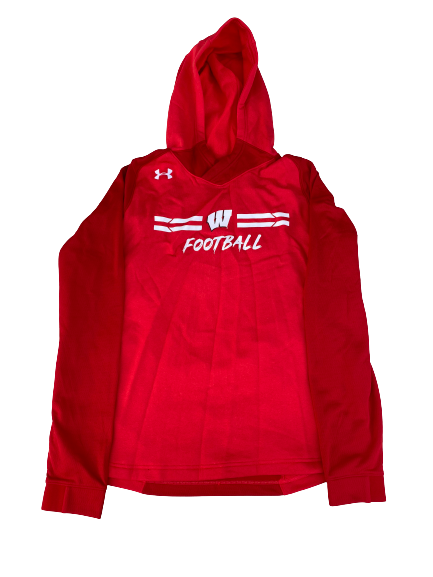 Eric Burrell Wisconsin Football Under Armour Sweatshirt (Size L)
