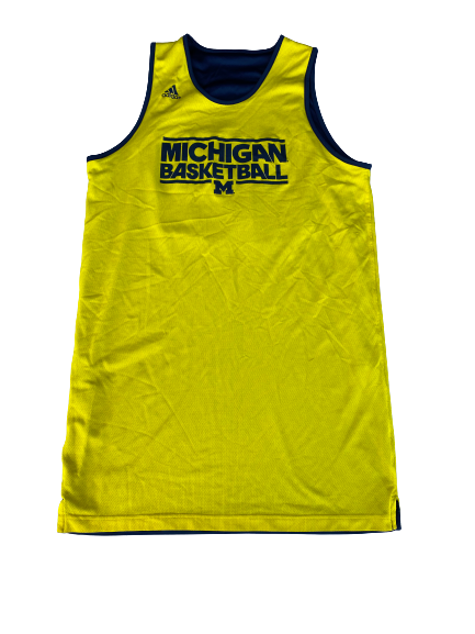 Max Bielfeldt Michigan Basketball Reversible Practice Jersey (Size XXL)