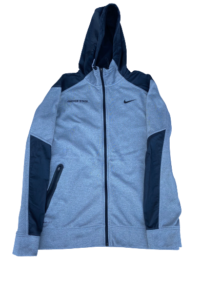 Hunter Jarmon Oregon State Team Issued Full-Zip Jacket (Size L)