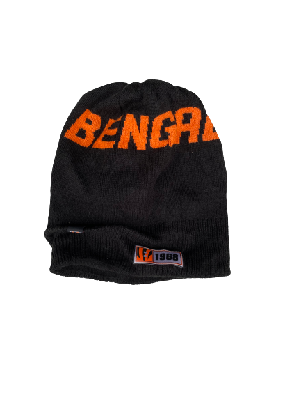 Hardy Nickerson Jr. Cincinnati Bengals Team Issued Beanie Hat
